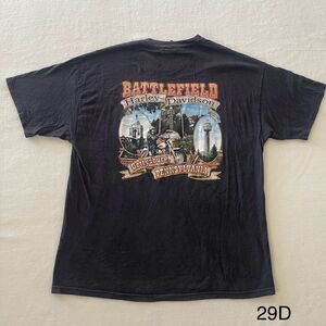 Vintage Harley Davidson Battlefield Gettysburg PA‎ 2000 Size XL Made In USA